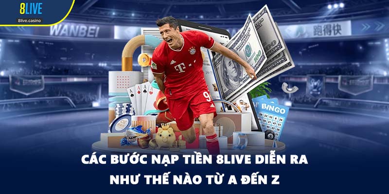 Các bước nạp tiền 8LIVE diễn ra như thế nào từ A đến Z