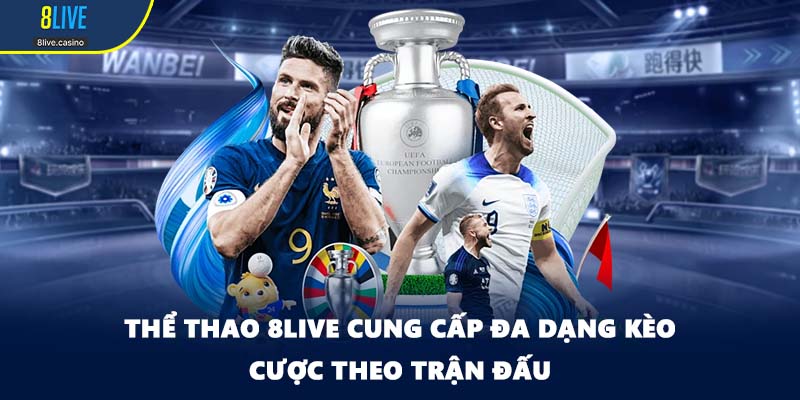 Thể thao 8LIVE cung cấp đa dạng kèo cược theo trận đấu